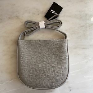 Cotton On Grey Half Moon Crossbody Purse